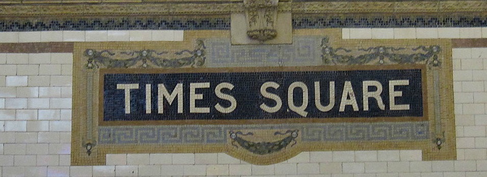 Times Square Subway Sign
