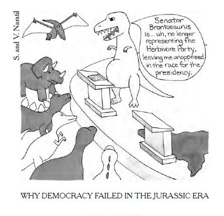 Why Democracy Failed in the Jurassic Era