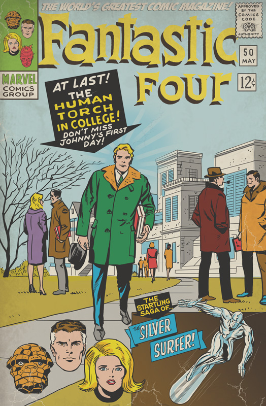 John Holmes reimagines Fantastic Four #50