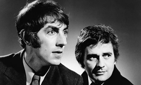 Peter Cook and Dudley Moore reposted by The Yale Record college humor magazine at yalerecord.com.