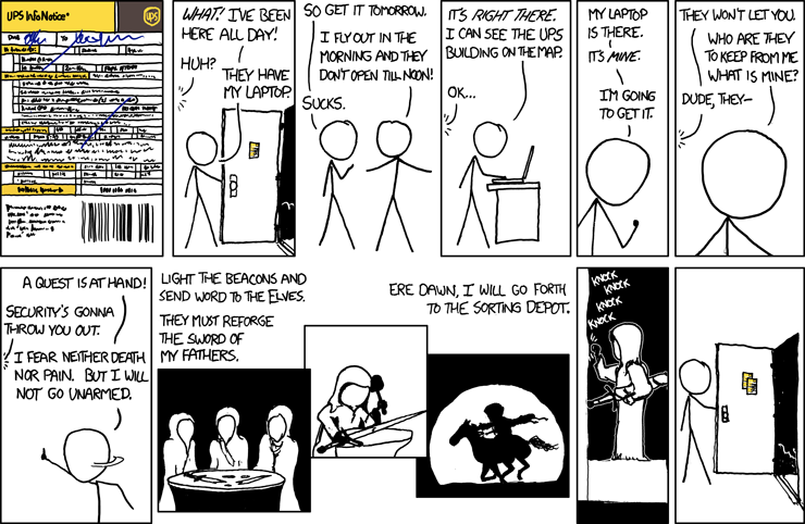 xkcd: Delivery Notification