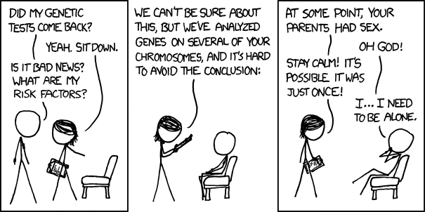 xkcd: Genetic Analysis