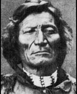 Cheyenne Indian chief Dull Knife, reposted by The Yale Record college humor magazine