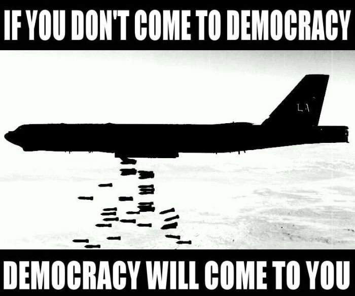 If you don’t come to Democracy…