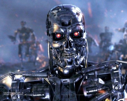 Terminator photo reposted by The Yale Record college humor magazine