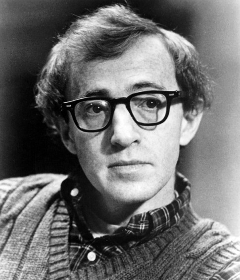 Woody Allen photo reposted by The Yale Record college humor magazine