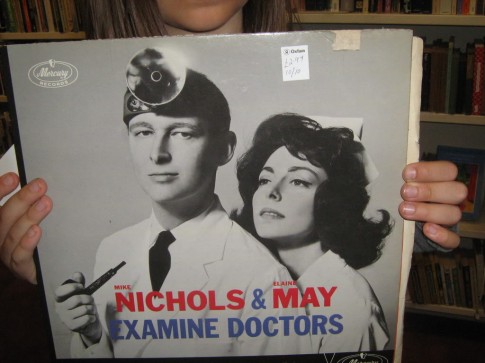 Photo of Nichols and May Examine Doctors reposted by The Yale Record college humor magazine