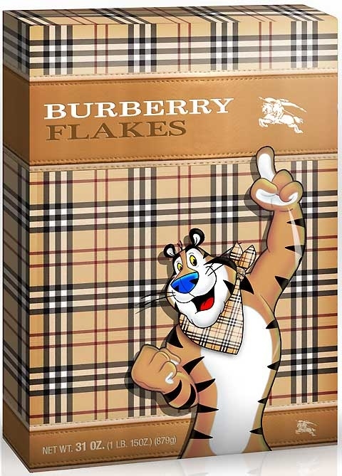 Burberry Flakes photo reposted by The Yale Record college humor magazine