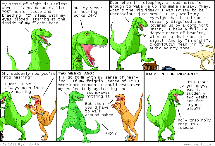 Dinosaur Comics: Hearing Works 24/7
