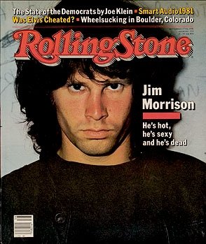 Jim Morrison cover reposted by The Yale Record college humor magazine