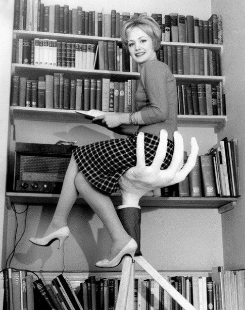 Vintage hand chair photo reposted by The Yale Record college humor magazine