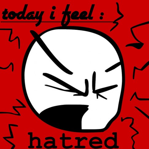 Hatred illustration reposted by The Yale Record college humor magazine