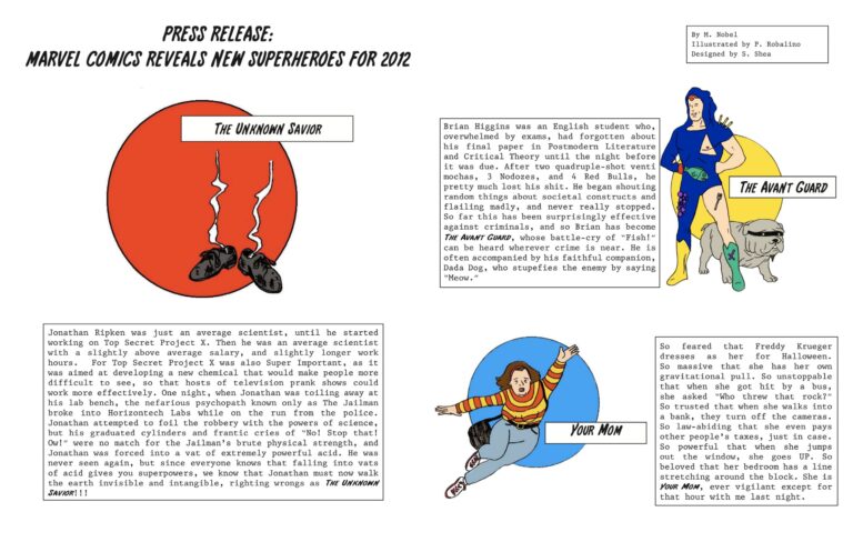 Marvel Comics Reveals New Superheroes for 2012