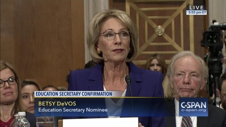 DeVos Confirmed After Promising Republican Senators Double Recess, Pizza Fridays