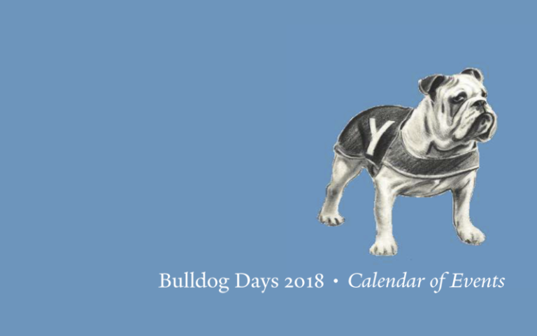 Bulldog Days 2018 Calendar of Events