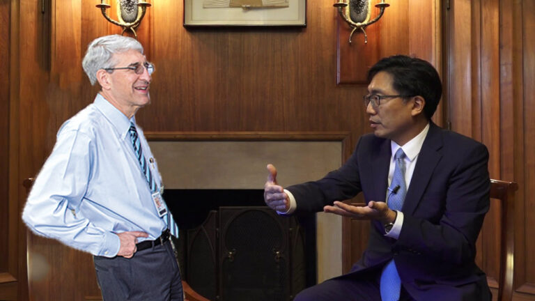 President Salovey Asks Dean Chun What ER&M Stands For Again