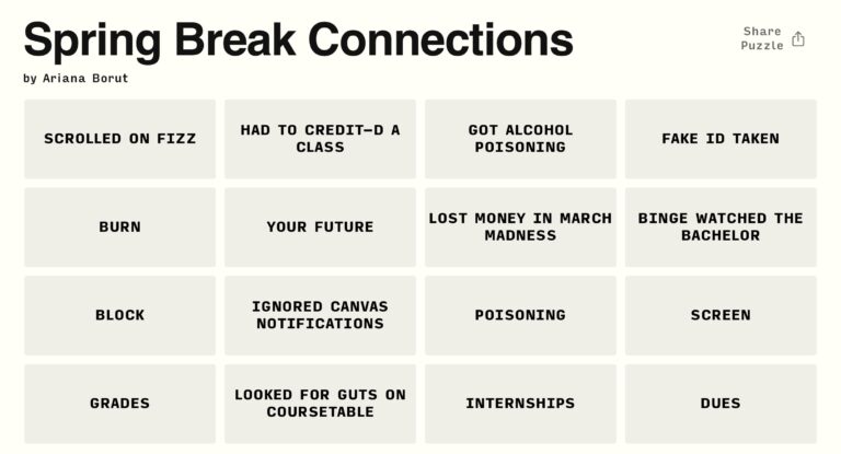 Spring Break Connections